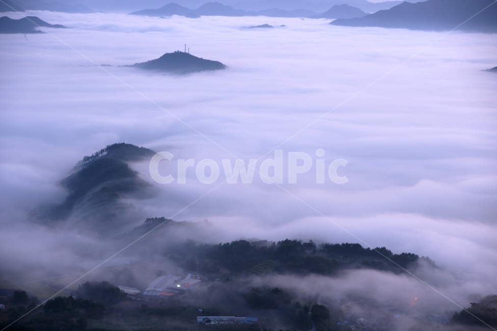 옥천,운해,용암사,산,안개,자연,풍경,nature,landscape,weather,날씨,outdoors,옥외,fog