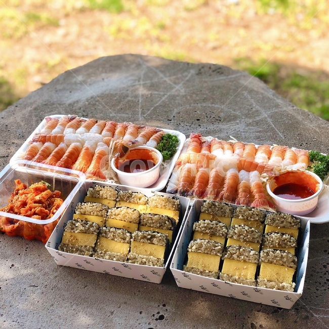 딱새우,김밥,피크닉,도시락,소풍,음식,식재료,요리,food,cook,meal,dishes,food reserves