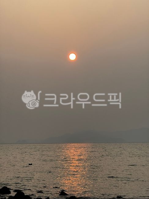 해, 노을, 바다, 하늘, 감성, 사진,이미지,일러스트,캘리그라피 - 캠퍼작가작가
