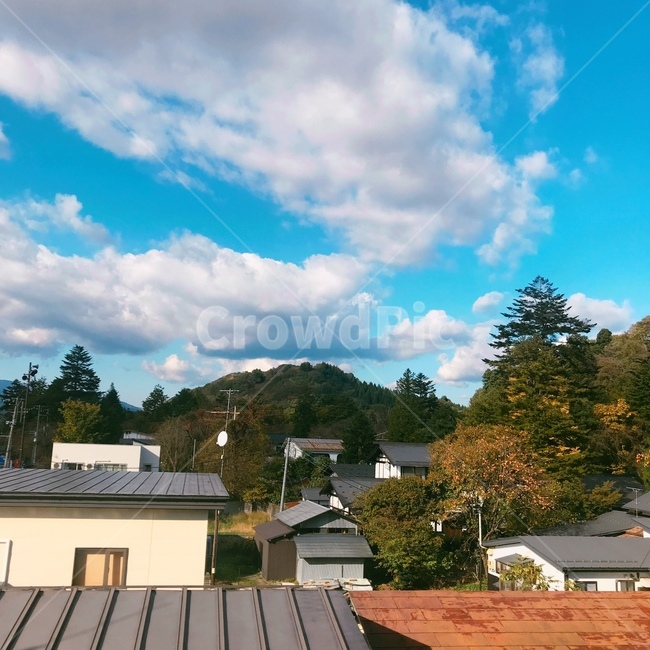 일본,아키타,하늘,구름,japan,akita,시골,마을,풍경,landscape,country,rural,town