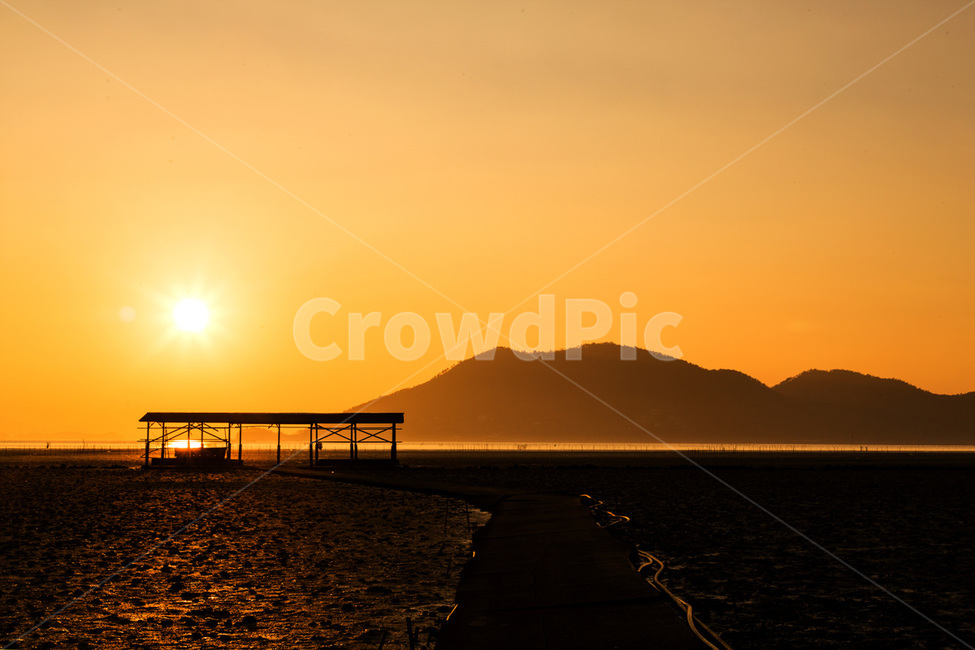 일몰,순천,해변,갯벌,갯벌작업장,자연,풍경,nature,landscape,한국자연풍경,한국자연경관,korea nature landscape,waterfront,워터 프론트,water,물