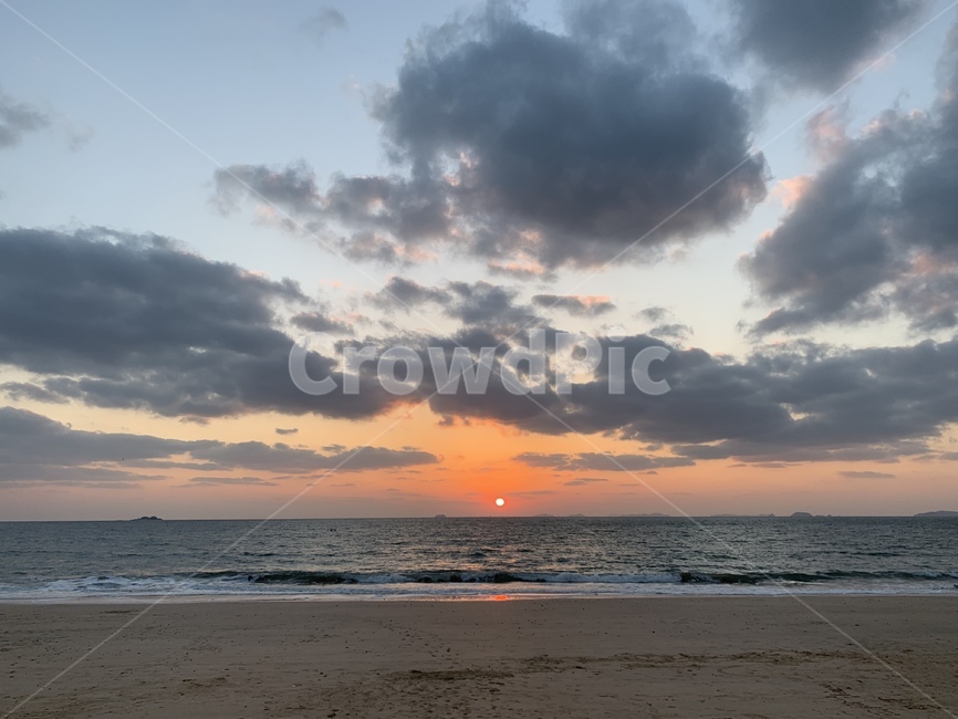 바다,노을,구름,파도,풍경,자연,자연,풍경,nature,landscape,해변,바다,beach,sea,outdoors,옥외