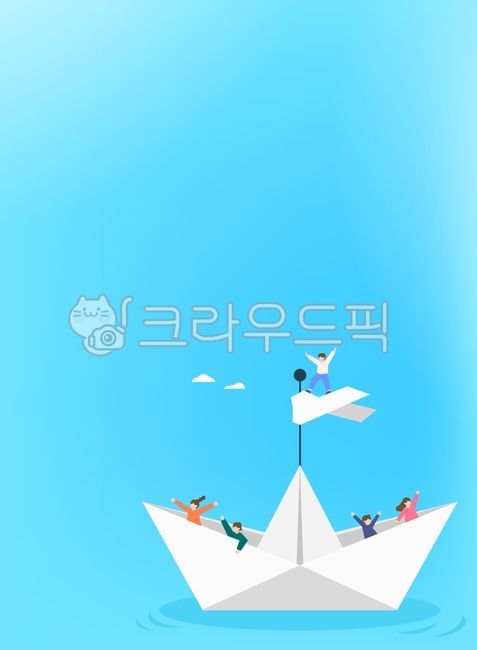 seasons,woman,mini,cool,gradient,ship,summer,summer background,cloud,minimalism,character,Daul,background,person,paper boat,season,minimalist,illustration,man