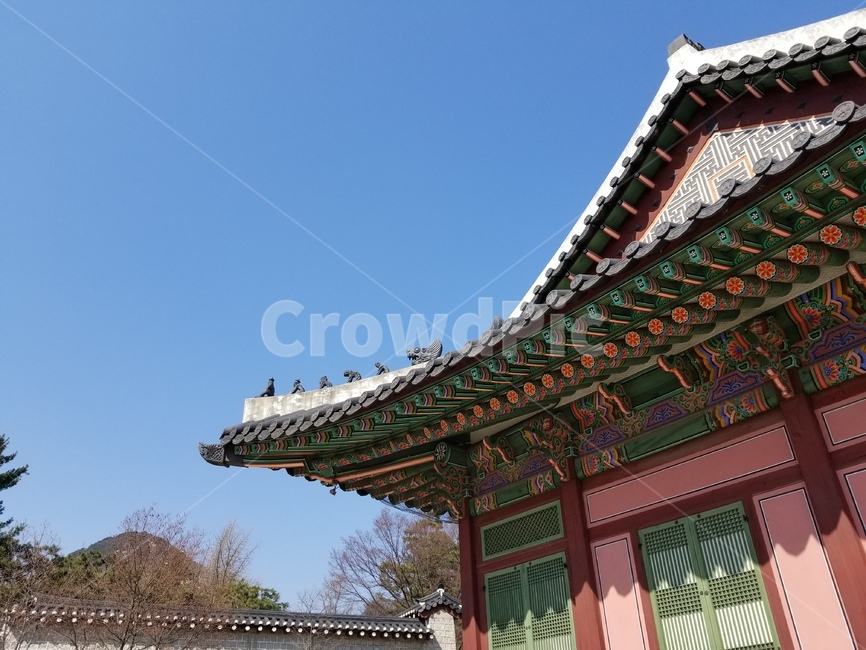 경복궁,봄,하늘,한옥,4월,한국전통,한국문화,korean traditional,korean culture,건축물,건물외관,exterior,building,structure,architecture,construction