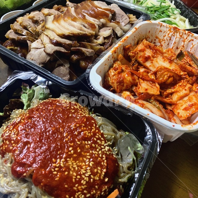음식,족발,야식,고기,껍데기,meal,식사,food
