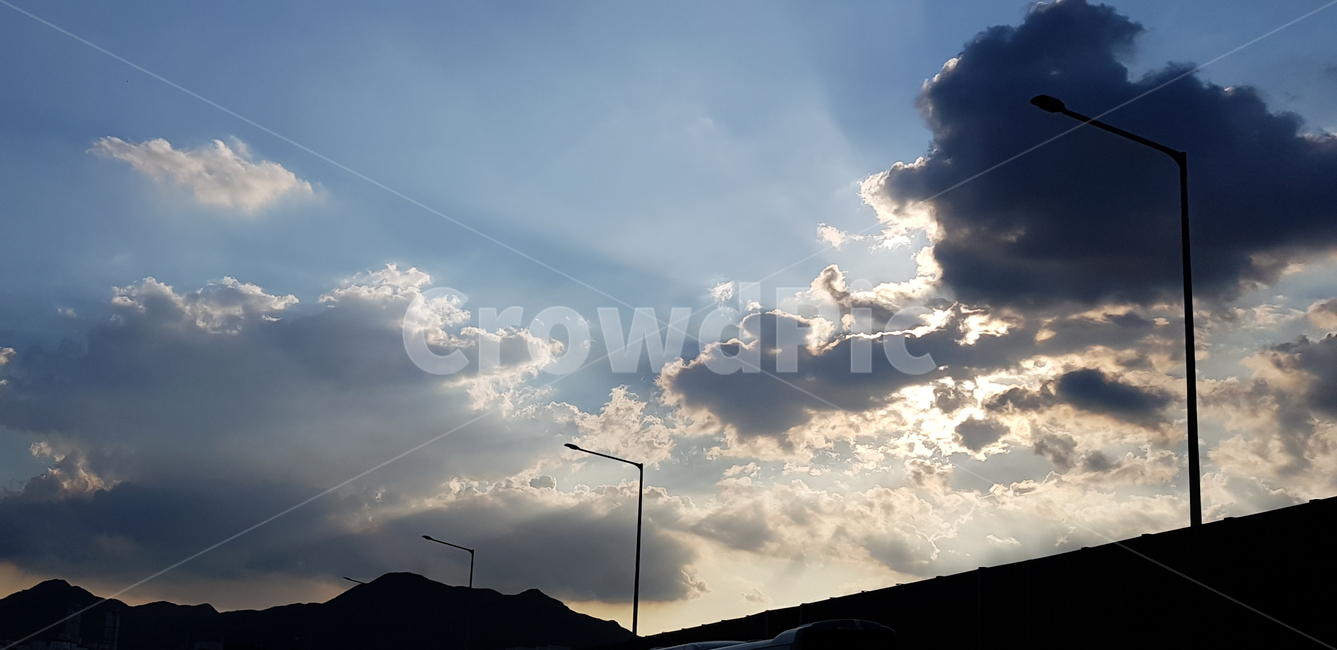 구름,하늘,sky,석양,햇살