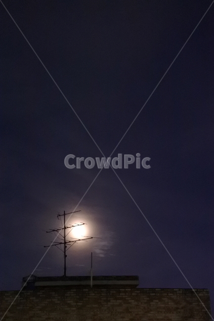 달,moon,안테나,antenna,밤하늘,nightsky,sky,면,배경감성,감성사진,nature,자연