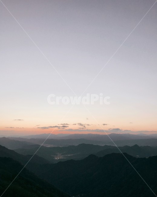 노을,오도산,합천오도산,산,강,해질녘,풍경,자연,풍경,nature,landscape,mountain range,산맥,outdoors,옥외,mountain