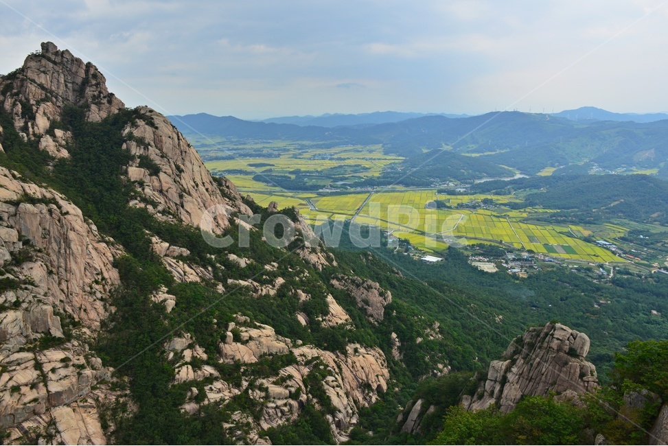 outdoors,옥외,scenery,풍경,nature,자연,landscape,경치,cliff,낭떠러지,영암,월출산,영암들녁,농업,농사,농경지,자연,풍경,nature,landscape