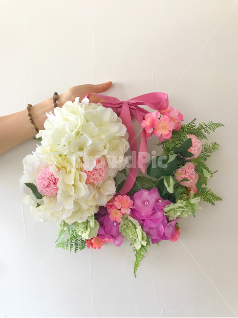 꽃,화원,조화,꽃목걸이,flower,흰색,핑크색,레드,식물,인조,꽃,flower