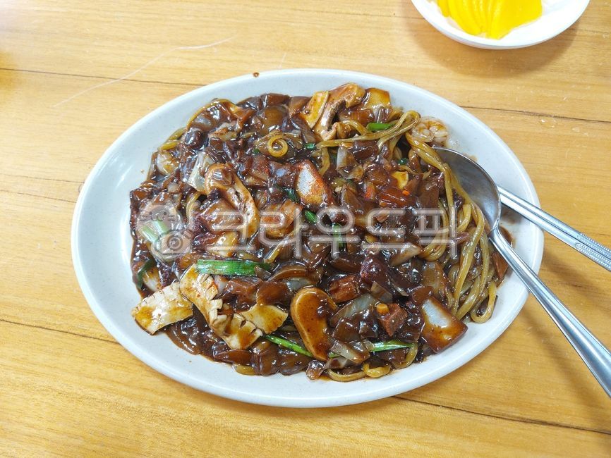 food, 음식, 식사, 자장면, 짜장면, 사진,이미지,일러스트,캘리그라피 - 에이스작가