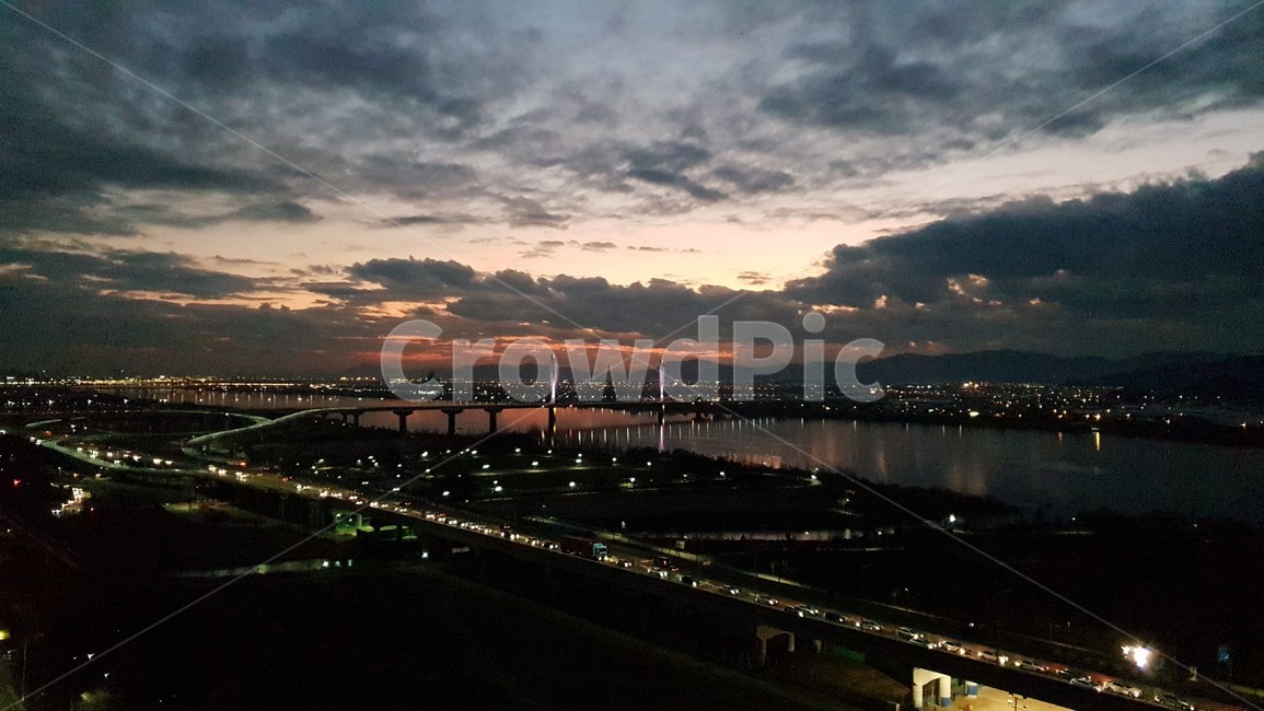 nature,자연,황혼,새벽,일몰,sunset,sky,하늘,붉은하늘