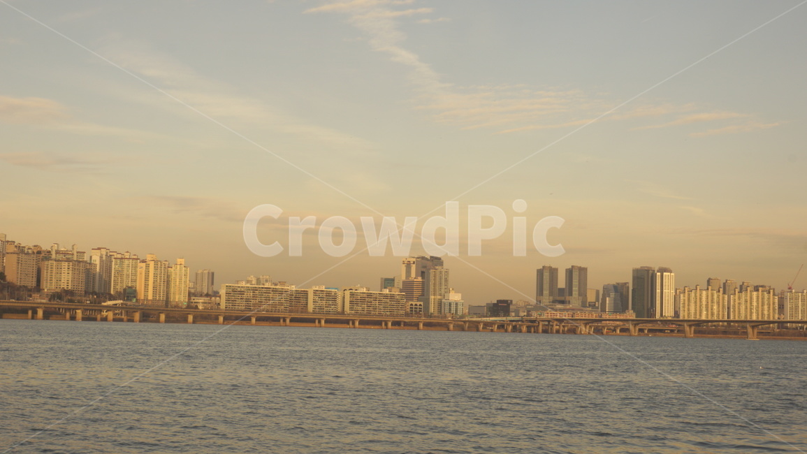 한강,강,하늘,갈색,물,도시,풍경,city,landscape