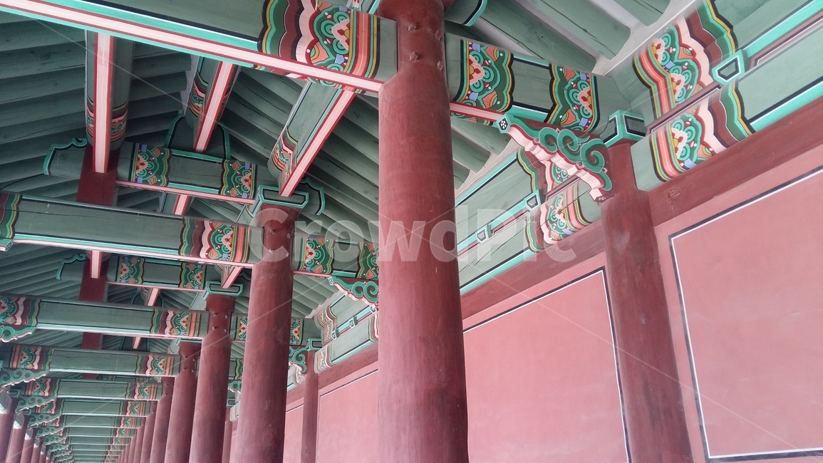 경복궁,기둥,문양,무늬,문화재