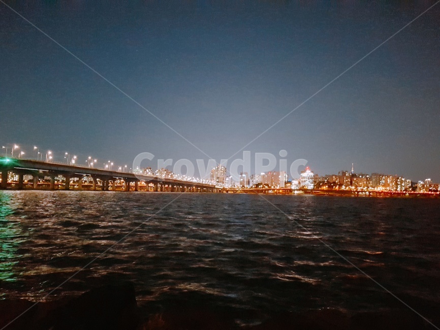 자연,한강,다리,서울,야경,불빛,강,풍경,야경,밤,풍경,nightscape,night,landscape,도시,city,한국도시풍경,한국도시경관,korea cityscape,water,물,waterfront,워터 프론트,building,건물