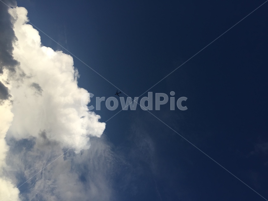 하늘,비행기,구름,풍경,sky,cloud,airplane,편안한,자연,분위기,한국자연풍경,여유