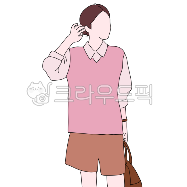 다꾸,일러스트,png,스티커,라인드로잉,사람,사람그림,굿노트스티커