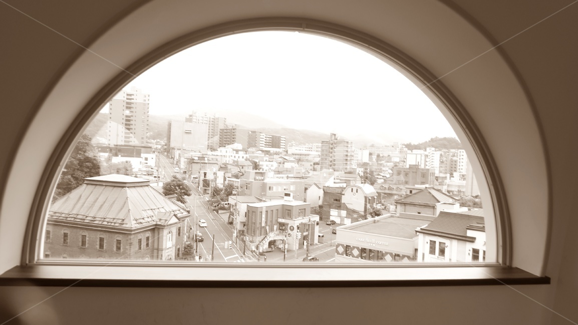 window,창문,창문내다보기,일본,오타루