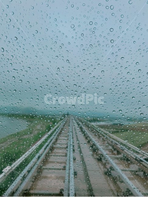 road,도로,비,철길,순천,순천만,레일,가차,철도,빗방울,감성