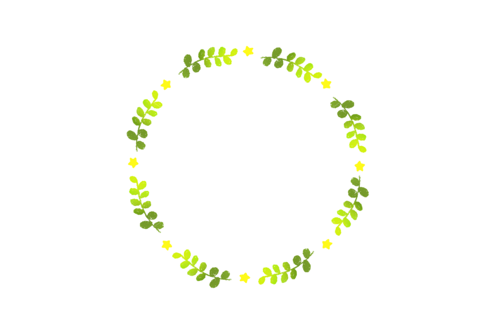 원,프레임,손그림,리스,풀,스템프,plant,누끼,remove background