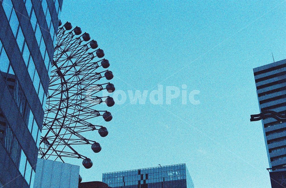 관람차,대관람차,도시,실루엣,환상적인,필름,필름사진,도시,풍경,city,landscape