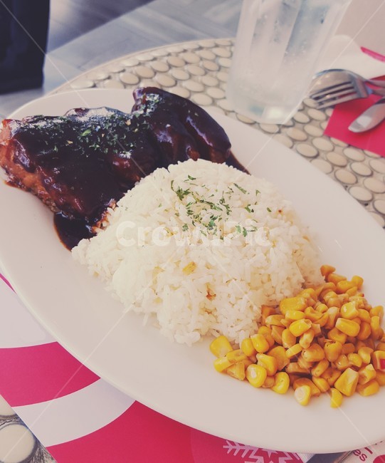 폭찹,바베큐폭찹,필리핀음식,porkchop,barbecueporkchop,philippinesfood,양식,밥