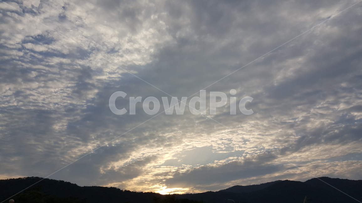 자연,구름,하늘,황혼,태양,sunset