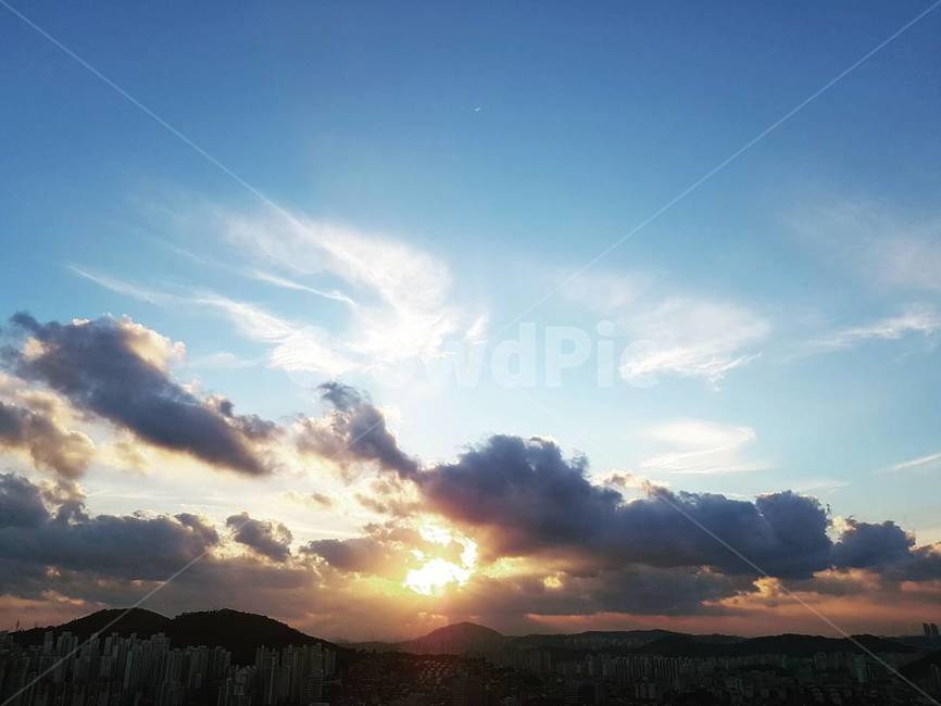 전경,하늘,도시,햇빛,구름,landscape,nature,sky,panorama,cloud