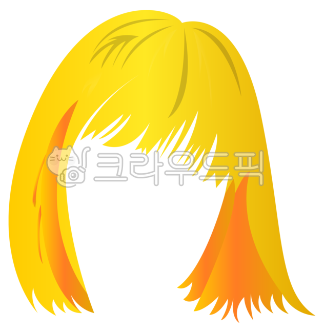 가발,얼굴합성,노랑머리,브릿지,노랑머리단발,단발머리,여성가발,머리카락,hair,png파일,png소스,디자인소스,디자인요소,합성소스