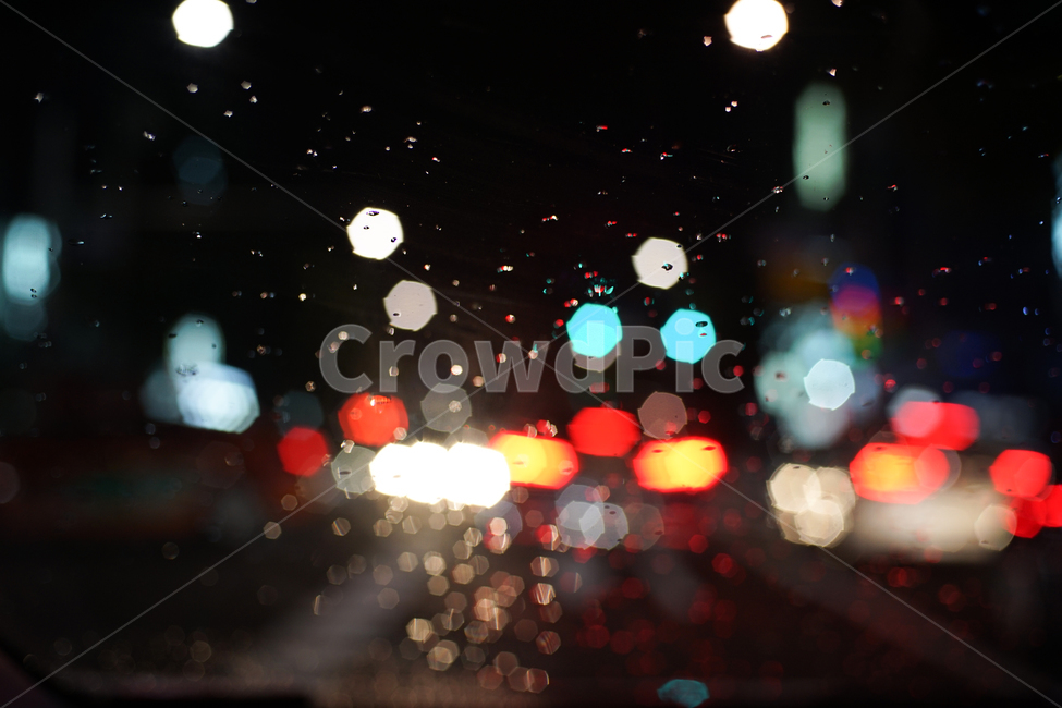 야경,신호등,비,보케,도시풍경,비,비오는날,rain,rainy