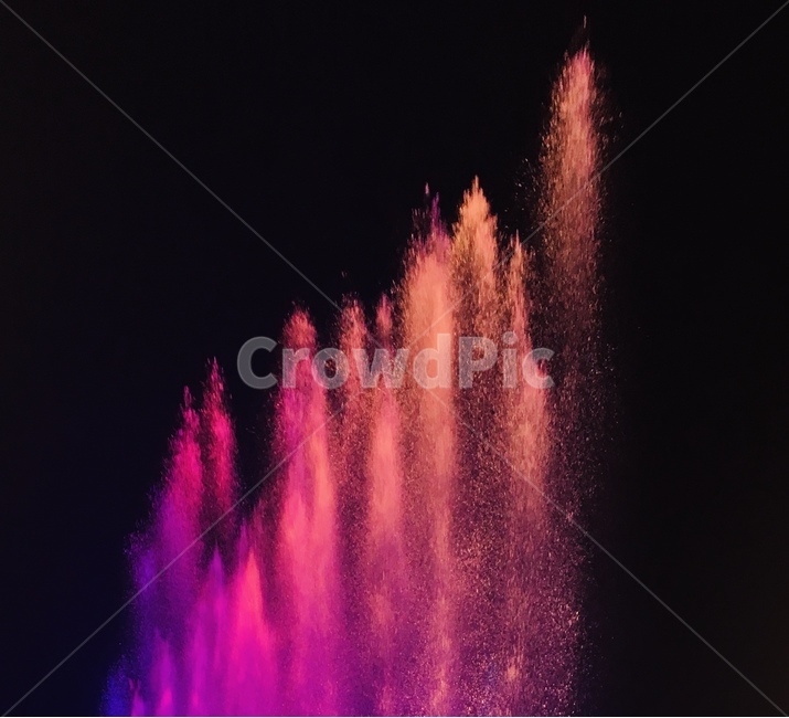 분수,fountain,water,물,빨간색,보라색,fire,effect
