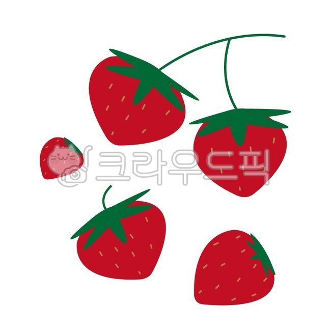 딸기,딸기그림,딸기굿즈,굿즈,딸기패턴,과일,계절과일,패턴,봄,strawberry