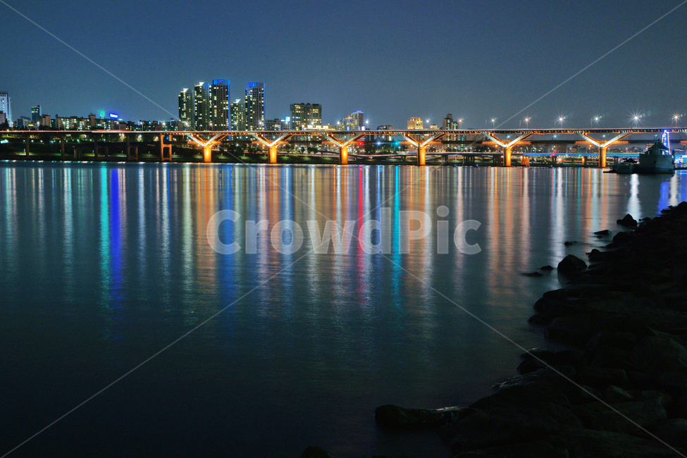 한강,야경,청담대교,반영,잠실,야경,밤,풍경,nightscape,night,landscape,도시,city,한국도시풍경,한국도시경관,korea cityscape,water,물,waterfront,워터 프론트