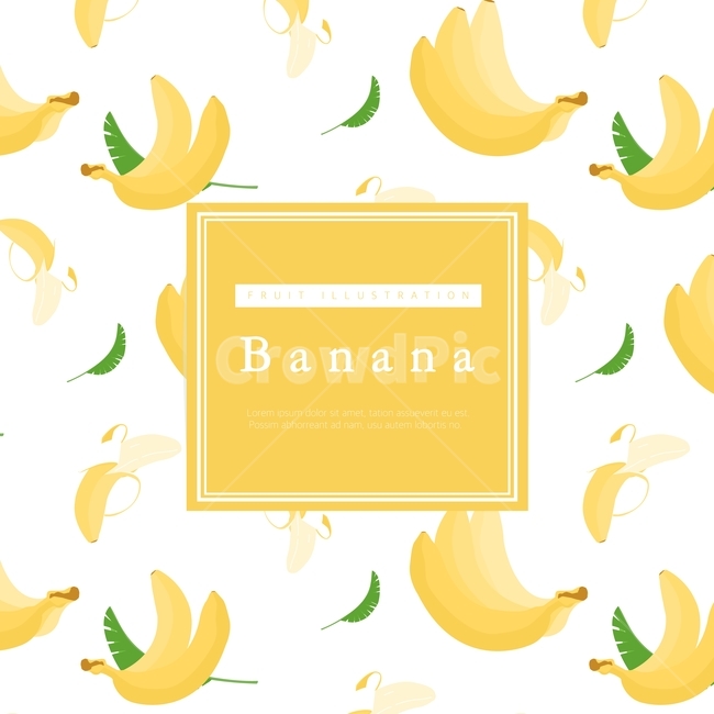바나나,과일,템플릿,패턴,배경,백그라운드,과일,열매,fruit,그래픽,일러스트레이션,graphic,illustration