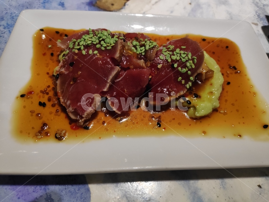 타다끼,참치,깨,안주,음식,food,tuna