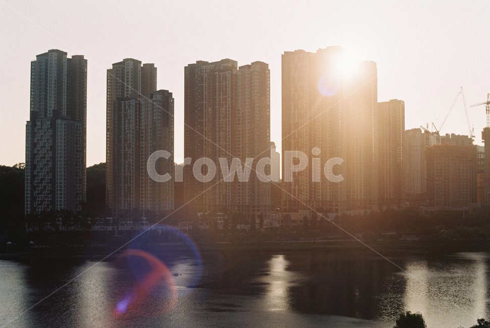 건물,풍경,필름,아파트,호수,도시,풍경,city,landscape,한국도시풍경,한국도시경관,korea cityscape,flare,플레어,light,빛