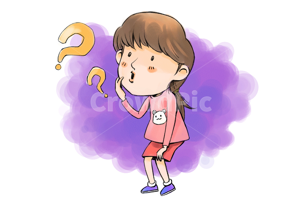 페인터,일러스트,상황일러스트,일러스트레이션,도안,회화,삽화,카툰,웹툰,그림,만화,애니메이션,수채화,유화,파스텔,수작업,손그림,캐릭터,상황,상황컷,상황그림,색감,색체,드로잉,비트맵,휴먼,인물,사람,인간,인물쇼핑몰,홍보,광고,인쇄,활용,소스,여,여자,학생,여학생,소녀,궁금,궁금함,물음표,난해함,모름,물음,부정,생각,난처함,보라색,핑크색,그래픽,일러스트레이션,graphic,illustration