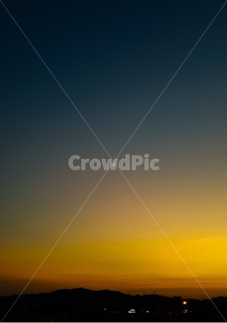 하늘,노을,달,감성,해질녘,황혼,야경,밤,풍경,nightscape,night,landscape,nature,자연,outdoors,옥외,flare,플레어,light,빛