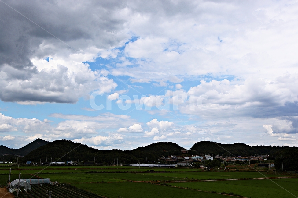 구름,하늘,창공,풍경,여름하늘,시골,마을,풍경,landscape,country,rural,town