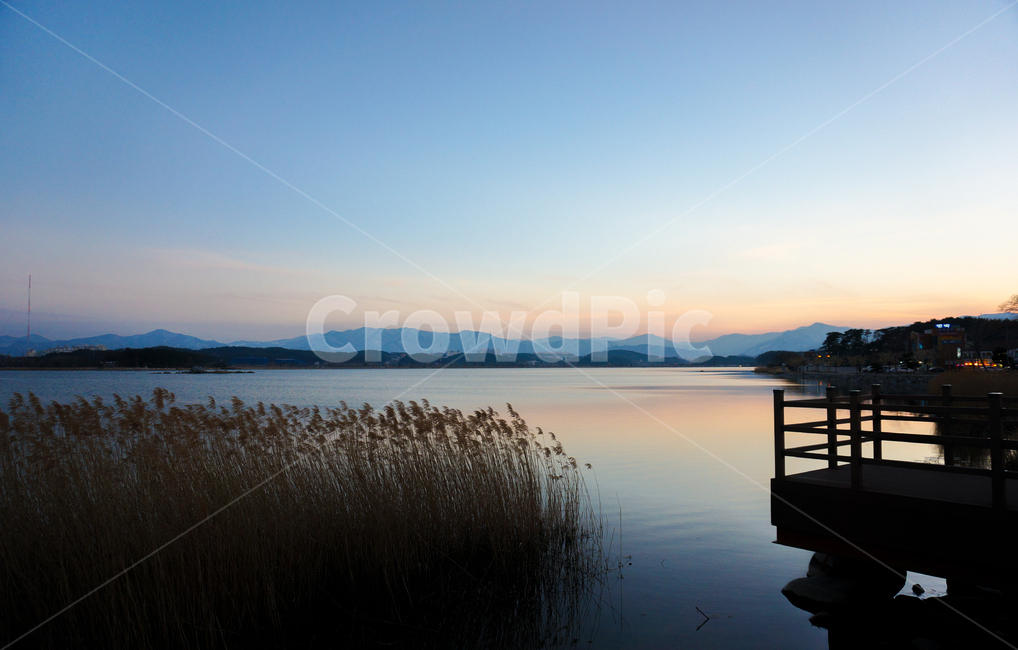 nature,자연,outdoors,옥외,노을,호수,강원도,경포호,water,물,자연,풍경,nature,landscape,waterfront,워터 프론트