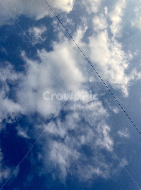nature,자연,옥외,하늘,푸른하늘,sky,전선줄