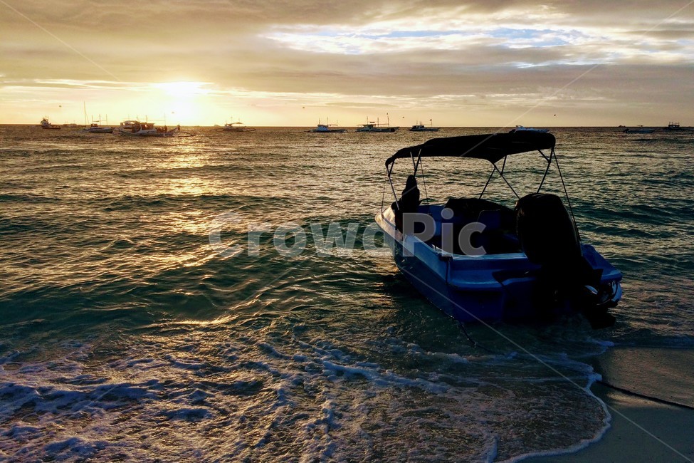 보라카이,석양,보트,필리핀,sunset,boracay,philipine,선셋세일링