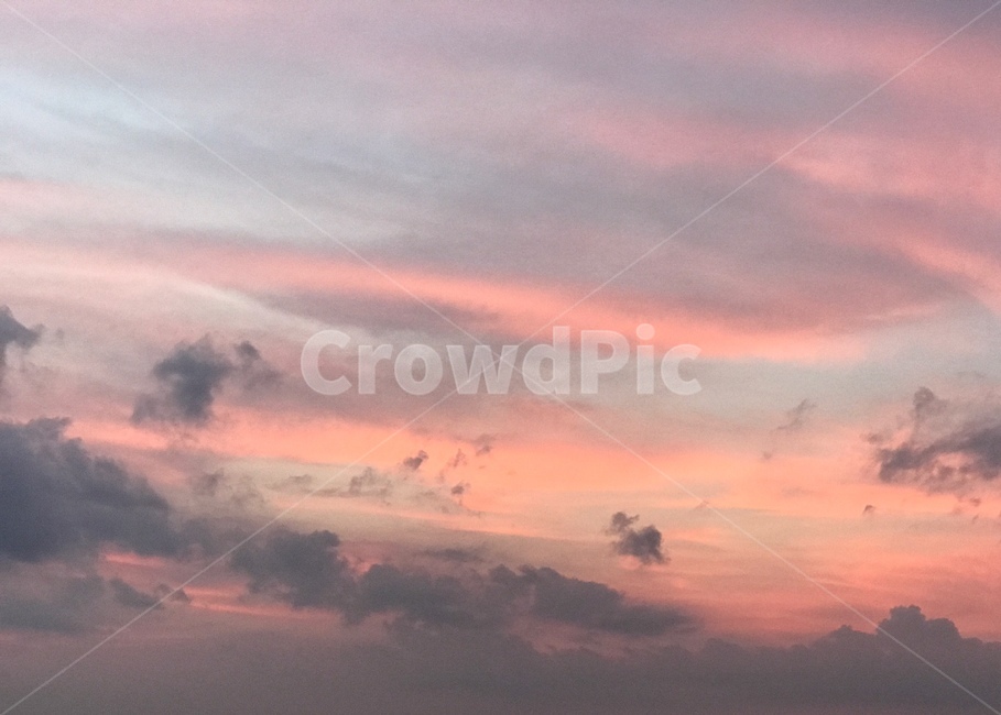 하늘,노을,해질녘,sky,구름,cloud,자연,풍경,nature,landscape,outdoors,옥외