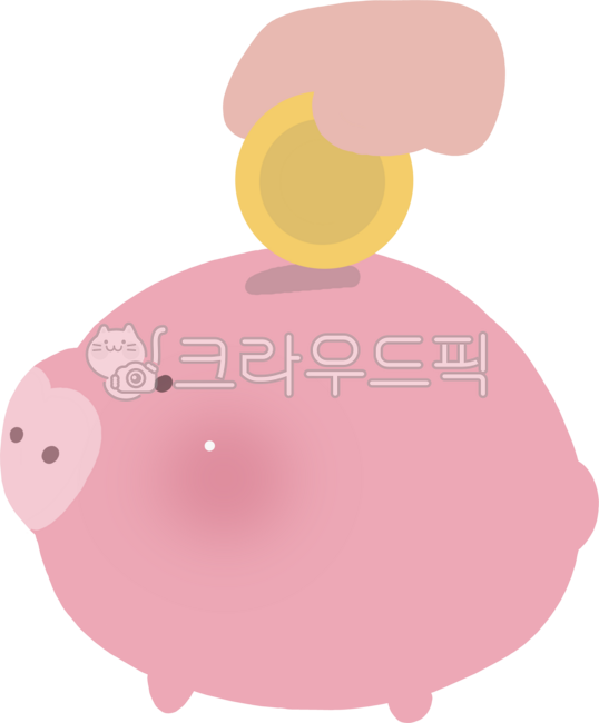 돼지,돼지저금통,저금통,스티커,장식