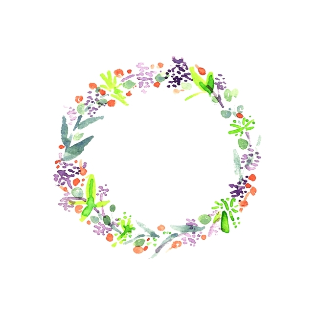 수채화,리스,나뭇잎,열매,꽃,삽화,일러스트,화사한,봄,여름,장식,데코레이션,데코,그래픽,일러스트레이션,graphic,illustration