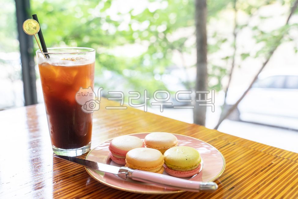 macaron,cafe,dessert,macaroon,coffee,Americano,americano