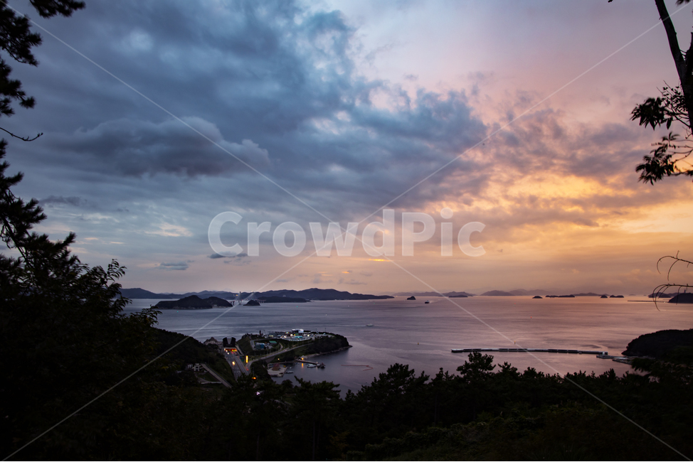 자연,바다,일몰,노을,색조대비,태극기하늘,하늘,석양,sunset,자연,풍경,nature,landscape