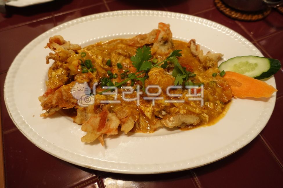 뿌님팟봉커리,푸팟퐁커리,타이음식,thaifood,thai,food,음식