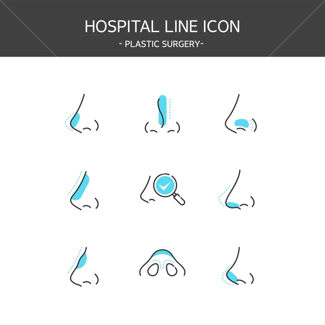nose,medical,Line icon,arrow nose,icon,sassy,hooked nose,Nose cheek,Cosmetic Surgery,tip of nose,plastic surgery,hospital