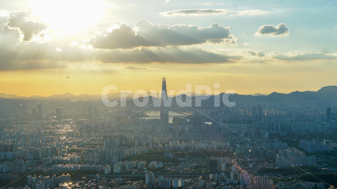 서울,한강,전경,도시,문화재,노을,해질녘,빌딩,건축,구름,롯데타워,도시,풍경,city,landscape,한국도시풍경,한국도시경관,korea cityscape,경치,outdoors,옥외,nature,자연,scenery,aerial view,조감도,steeple,뾰족한 탑,building,건물,spire,첨탑,architecture,건축물,tower,탑